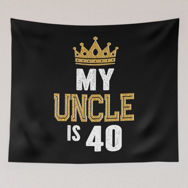 Item preview, My Uncle Is 40 Years Old Uncles 40th Birthday Idea For Him designed and sold by BegayStore.