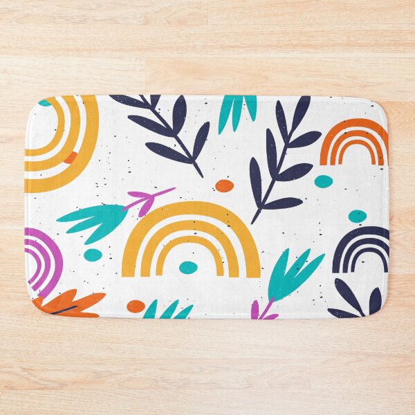 Item preview, rainbow leaves pattern designed and sold by Northendesigns.
