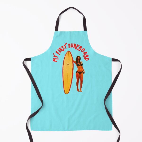 Item preview, My First Surfboard Beach Babe Sexy Funny Vintage designed and sold by CBCreations73.