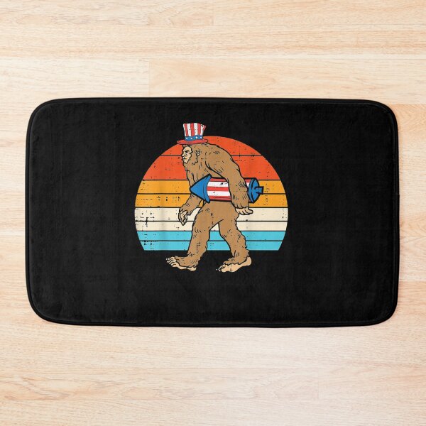 Item preview, Bigfoot Sasquatch Firecracker American USA Funny 4th Of July designed and sold by tiffanyart53.