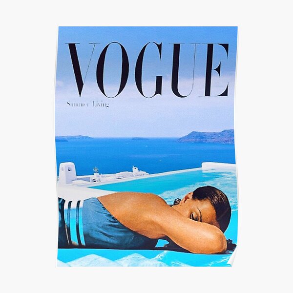 Santorini Summer Poster
