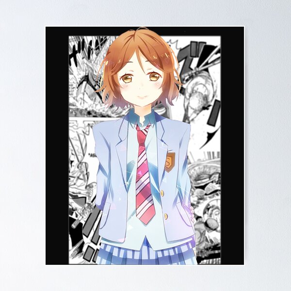  Your Lie April Poster Home Decor Shigatsu Wa Kimi No USO Kaori  16x20 Inches: Posters & Prints