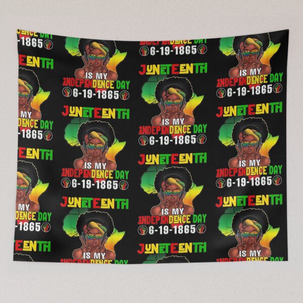 Item preview, Juneteenth Independence Day Afro Melanin Black Natural Hair designed and sold by musgroveart.