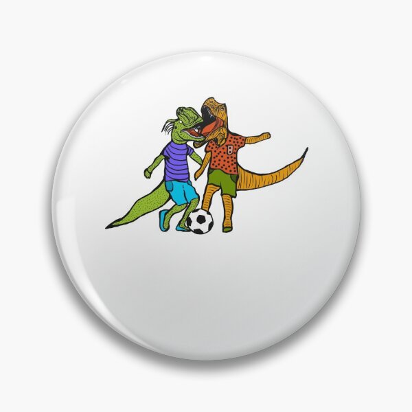 Item preview, Dinosaurs playing football  designed and sold by valeta5.