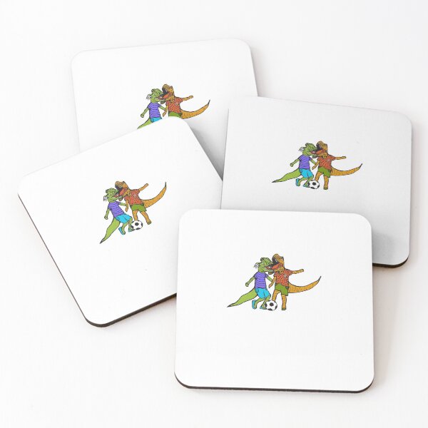 Item preview, Dinosaurs playing football  designed and sold by valeta5.