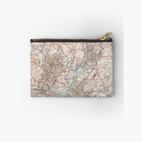 Item preview, Vintage Map of Salem Massachusetts (1942) designed and sold by BravuraMedia.