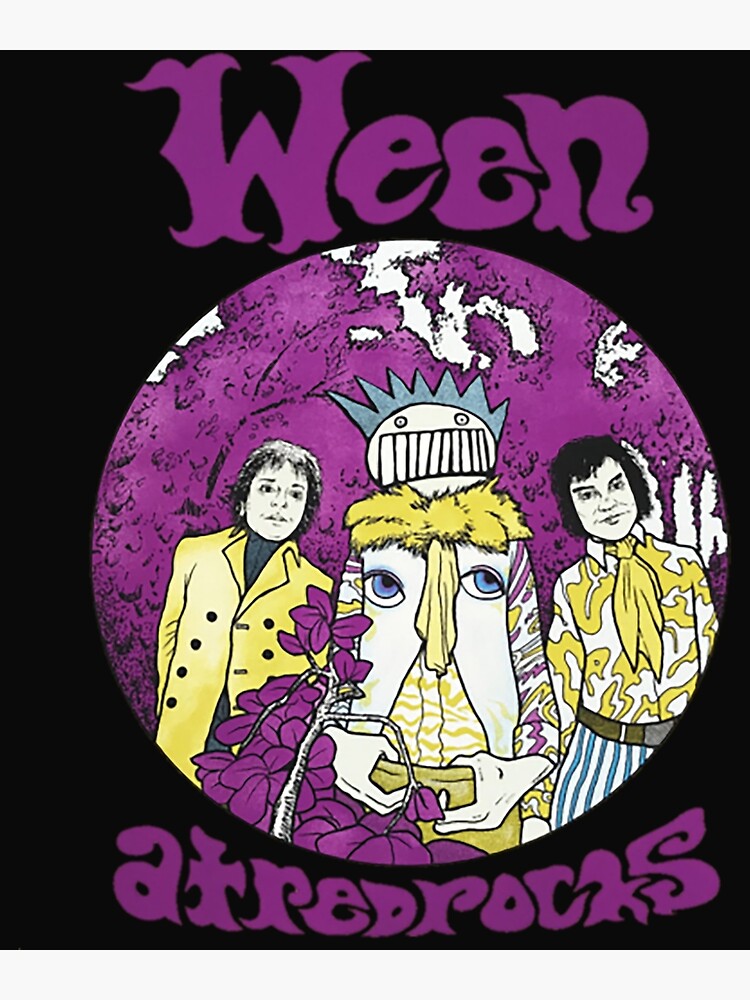 WEEN Anniversary Tee＆Poster Ween T-Shirtpurple ween