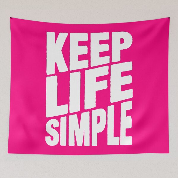 Item preview, Keep Life Simple designed and sold by plushism.