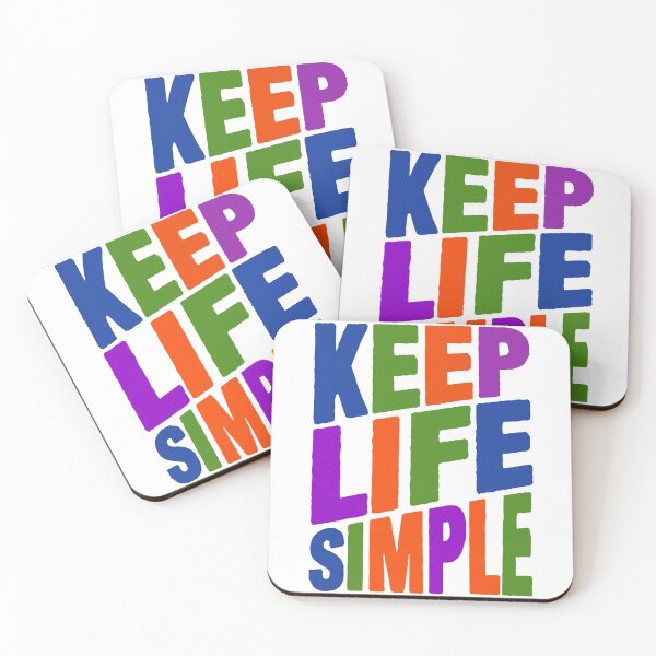 Item preview, Keep Life Simple designed and sold by plushism.