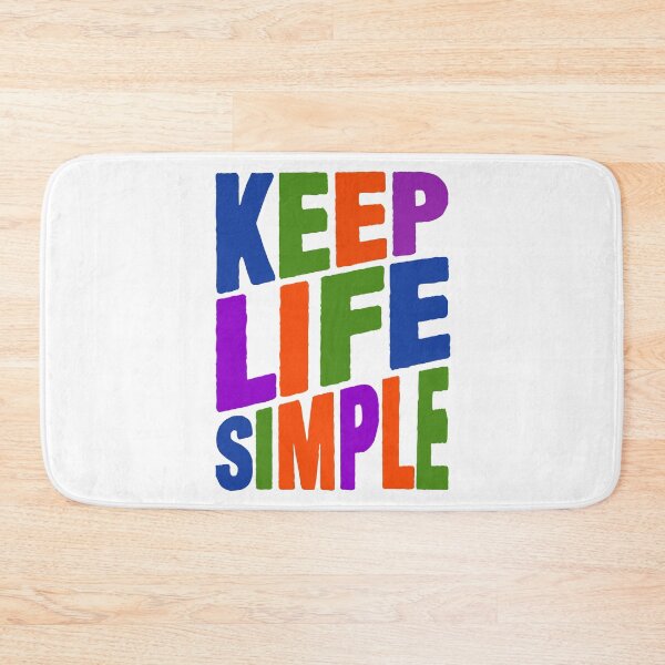 Item preview, Keep Life Simple designed and sold by plushism.
