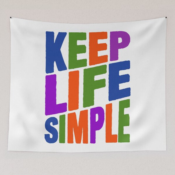 Item preview, Keep Life Simple designed and sold by plushism.
