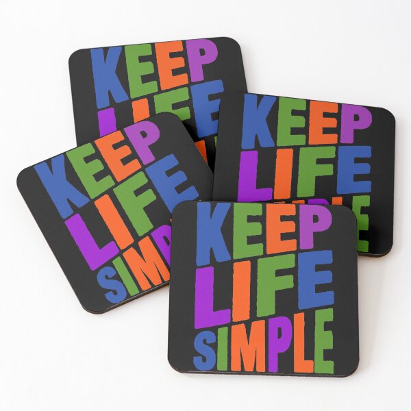 Item preview, Keep Life Simple designed and sold by plushism.