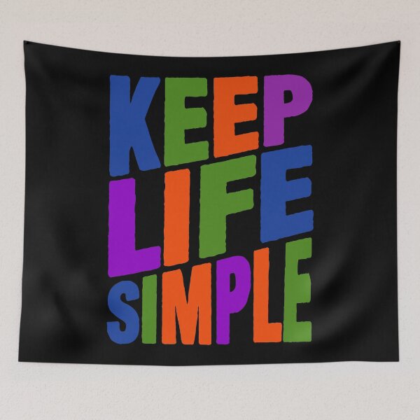 Item preview, Keep Life Simple designed and sold by plushism.