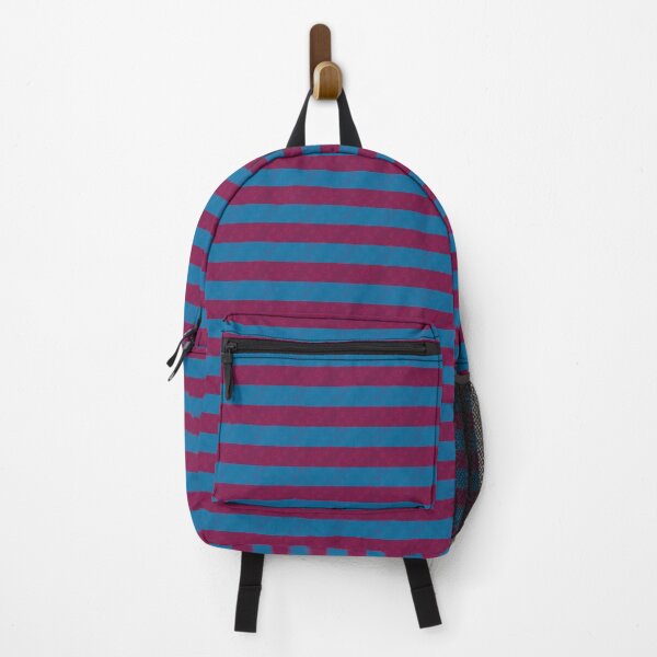 Item preview, Pink and Blue striped background with diagonal hearts   designed and sold by Mr. Reis Design.