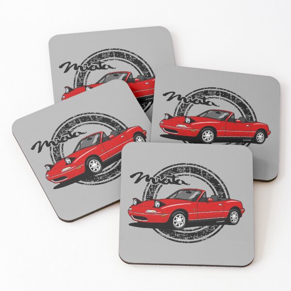 Item preview, My drawing of the red Japanese roadster designed and sold by designjaag.