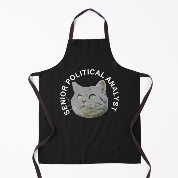 Item preview, Cat Senior Political Analyst designed and sold by BorLeek.
