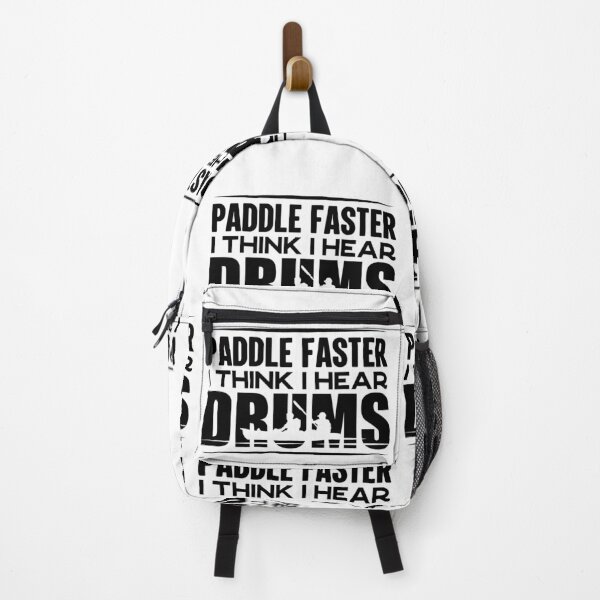 Item preview, Paddle Faster I Think I Hear Drums | Boating Adventure designed and sold by GravitiTees.