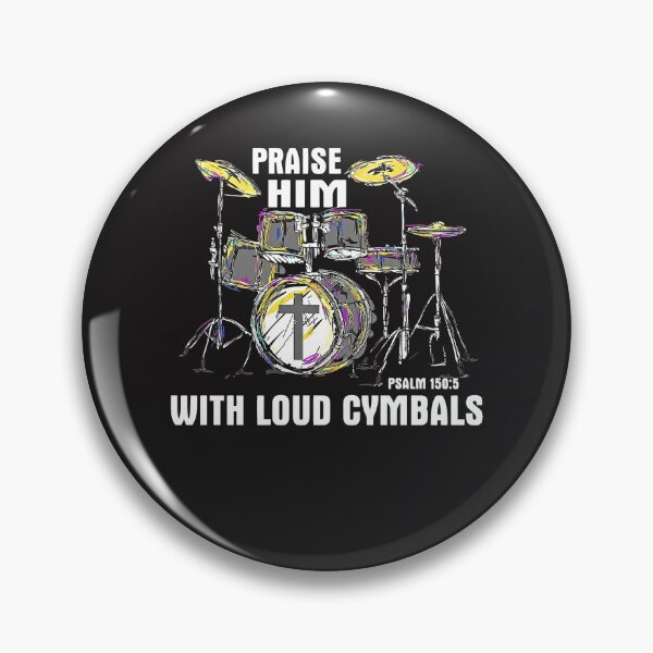 Item preview, Drummer Christian Praise Him With Loud Cymbals designed and sold by BorLeek.