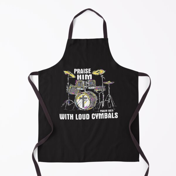 Item preview, Drummer Christian Praise Him With Loud Cymbals designed and sold by BorLeek.