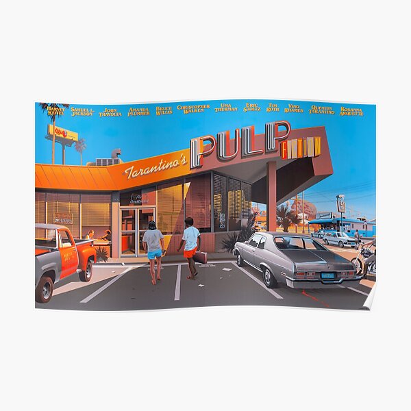Obra de arte en lienzo de PULP FICTION Póster