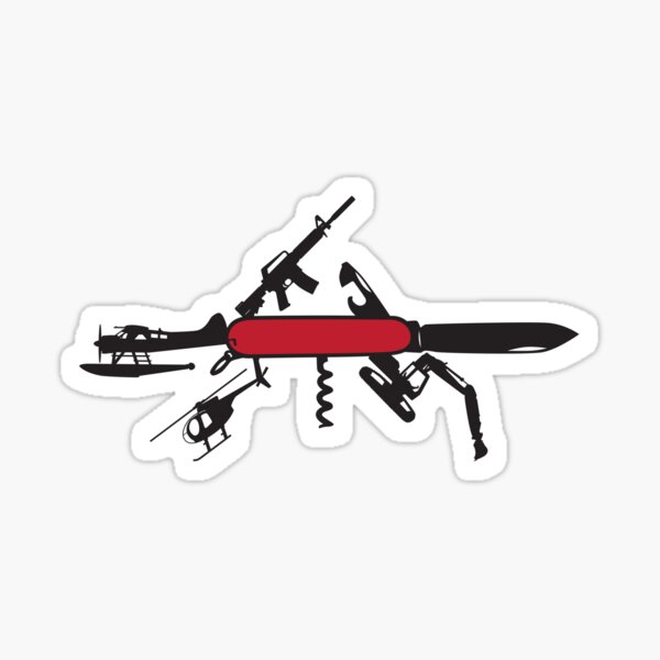 Multi-Tool Tee Shirts and More Sticker