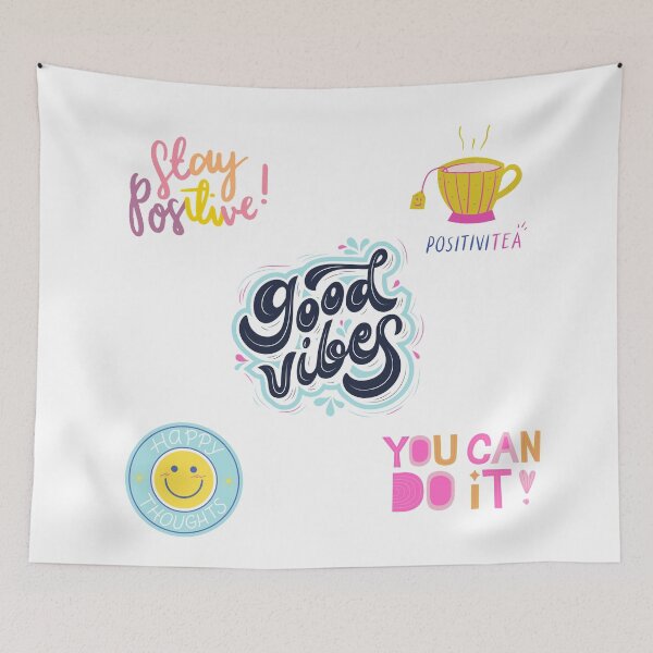 Item preview, beautiful package of positivity - be a sunflower - yellow and blue designed and sold by Amalzaki.