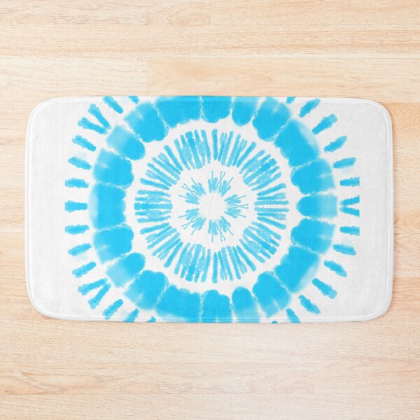 Item preview, Shibori turquoise tye and die japanese pictorial art motif designed and sold by skiair.