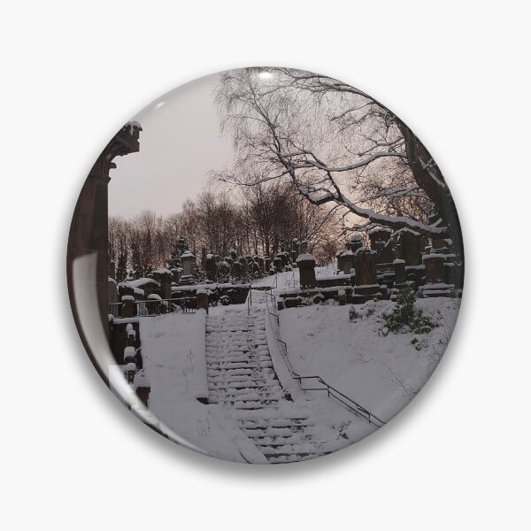 Item preview, Snowy Stairs in Glasgow's Necropolis designed and sold by FlikeNoir.