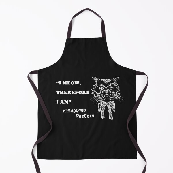 Item preview, "I Meow, therefore I am" Philosopher DesCats designed and sold by Soufyart1.