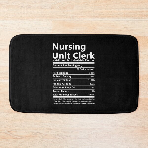 Item preview, Nursing Unit Clerk T Shirt - Nutritional And Undeniable Factors Gift Item Tee designed and sold by arlinasdua.