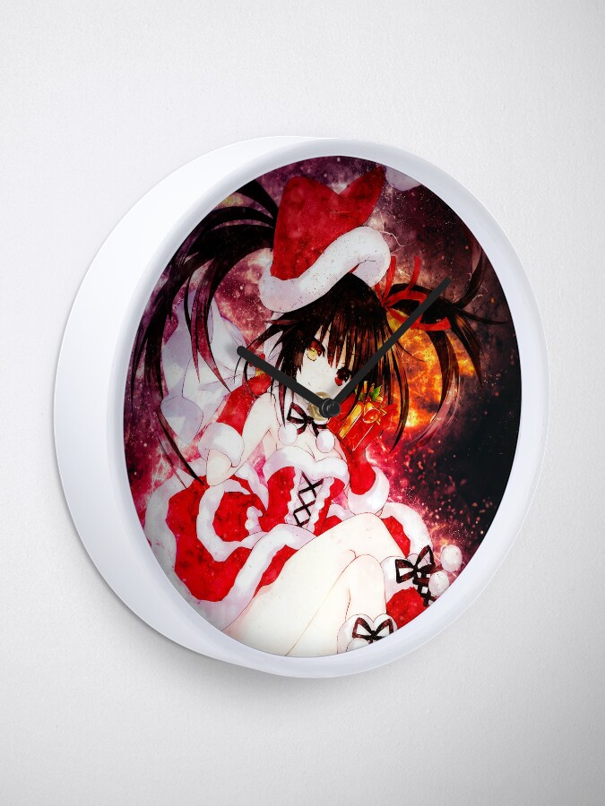 Kurumi Tokisaki Date A Live Clock for Sale by Spacefoxart