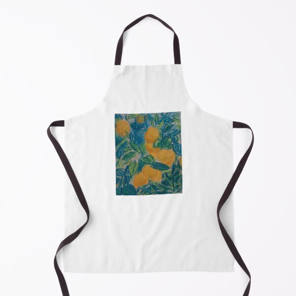 Item preview, Lemon tree illustration using oil pastels designed and sold by Areeba-R.