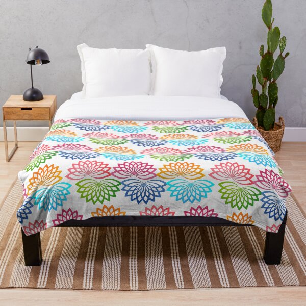 Item preview, Seamless colorful floral pattern on white background designed and sold by SHOHANA.
