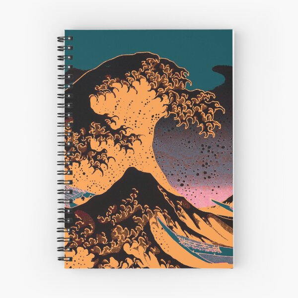 Item preview, THE GREAT ORANGE WAVE - The Great Wave off Kanagawa Best Original HD Print designed and sold by Go Logo Designs.