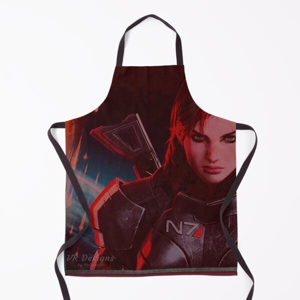 Aperçu de l'œuvre Mass Effect : Peinture numérique de Shepard femelle (Renegade) créée et vendue par Visual Resolutions.