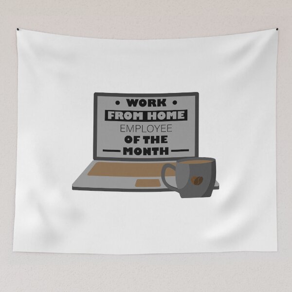 Item preview, Work From Home Employee Of The Month  designed and sold by VikiQuick.