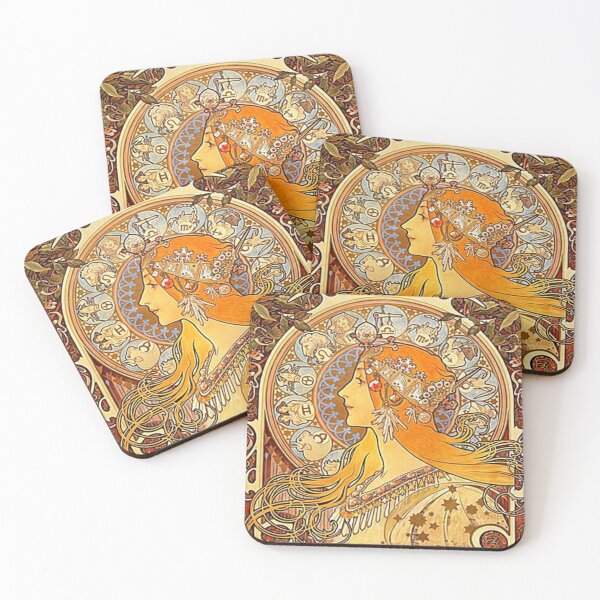Item preview, Alphonse mucha - zodiac designed and sold by Vivanne-art.