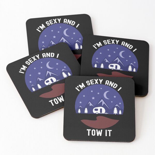 Item preview, I'm Sexy And I Tow It Funny Camping Retro Car And Star designed and sold by CoolCreative.