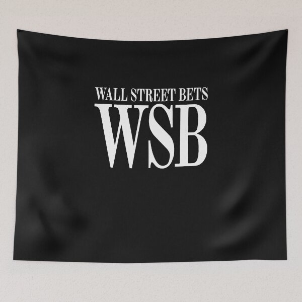 Artikelvorschau, Die Wall Street setzt auf Wsb entworfen und verkauft von BorLeek.