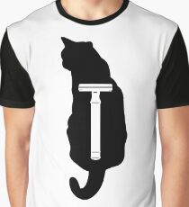 Shaved Pussy Silhouette Graphic T-Shirt