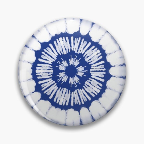 Item preview, Shibori white tye and die japanese pictorial art motif designed and sold by skiair.