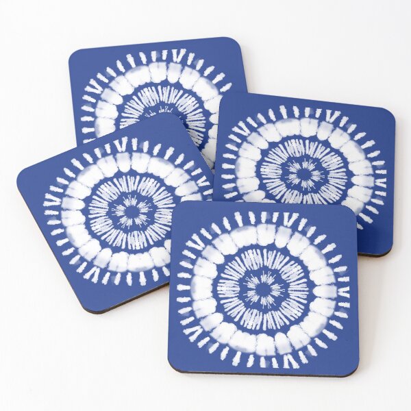 Item preview, Shibori white tye and die japanese pictorial art motif designed and sold by skiair.