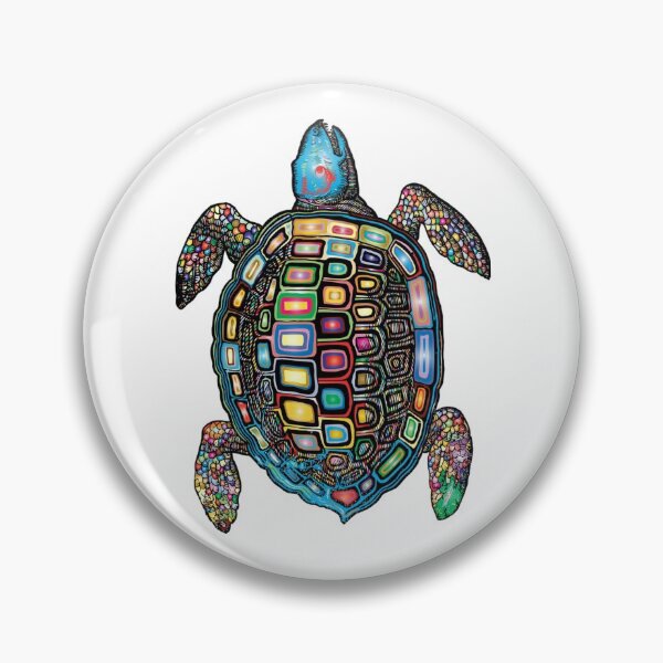 Item preview, Colourful artistic turtle for good luck . designed and sold by ArtHeaven6.