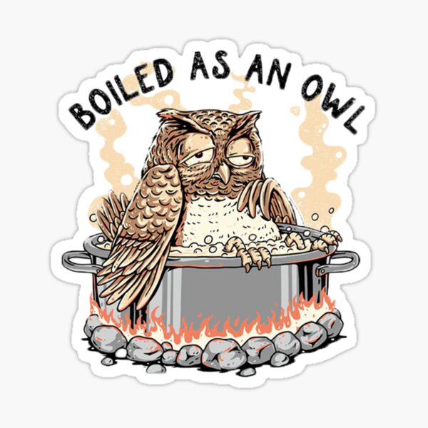 Item preview, Boiled as an owl  designed and sold by RnCLand.