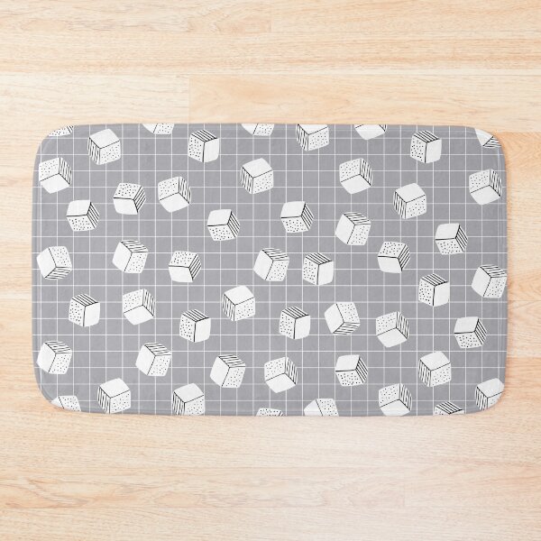 Item preview, Tofu Cubes on Grey Background designed and sold by kapotka.