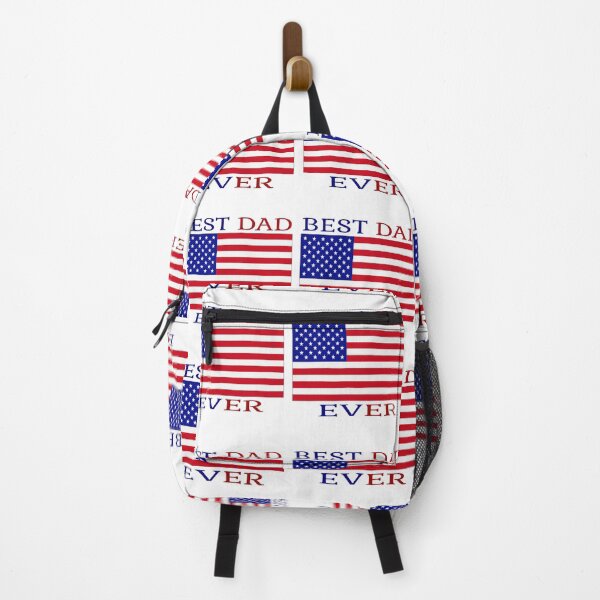Item preview, Best Dad Ever With Us American Flag sticker pack designed and sold by shirtsdesignpk.