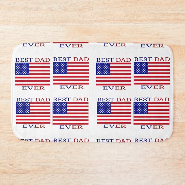 Item preview, Best Dad Ever With Us American Flag sticker pack designed and sold by shirtsdesignpk.