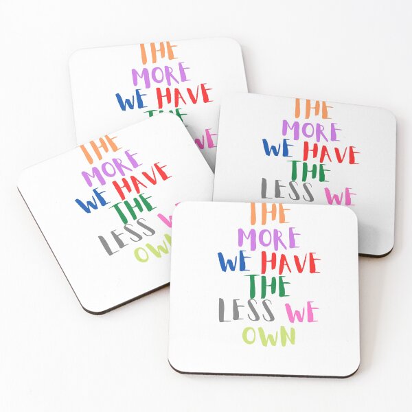 Item preview, The more we have the less we own (color words) designed and sold by storeAN.