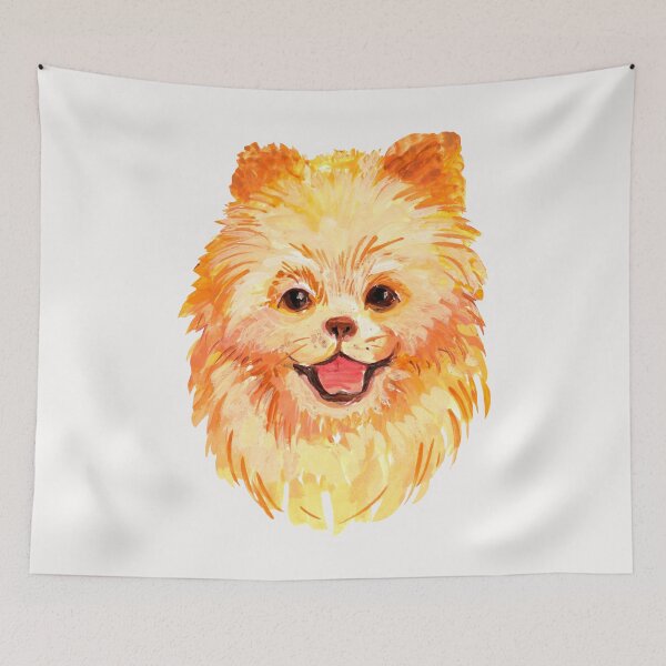 Item preview,  Spitz. Cute pomeranian spitz, Illustration animals. designed and sold by ZheltakovaIana.