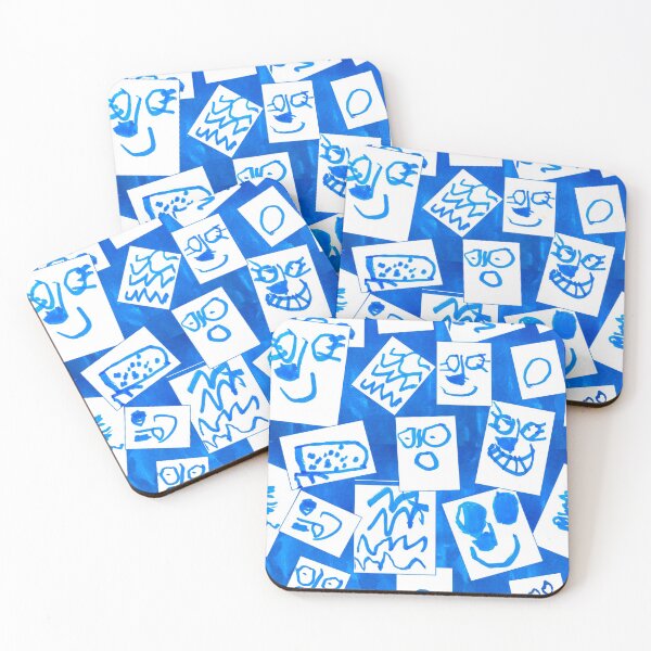 Item preview, Scribbled faces by a 4 year old designed and sold by ptelling.